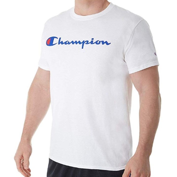 Champion Men's Classic Jersey Script T-Shirt